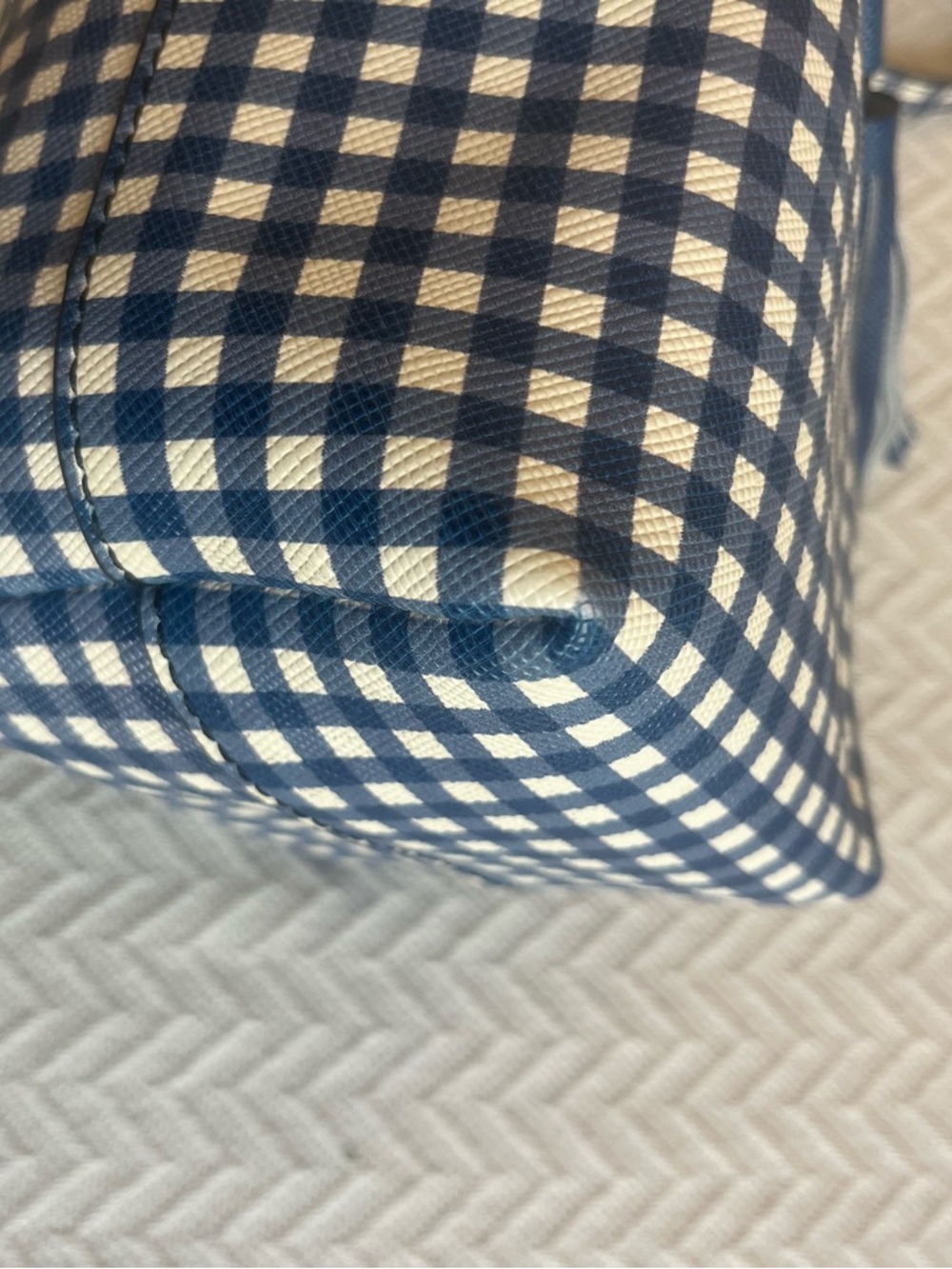 J Crew Gingham Bucket Bag - Picture 10 of 17